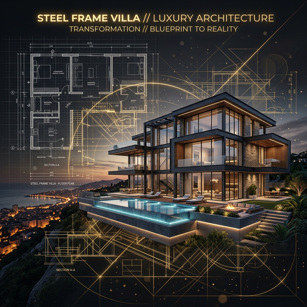 Çelik Konstrüksiyon Villa Yapı Ruhsatı, İmar Durumu ve TBDY-2018 Statik Proje Rehberi