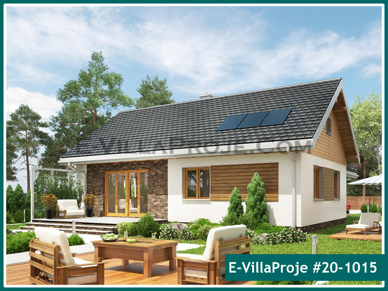 CKV-20-1015 104 m2 3+1 Tek Katlı Çelik Konstrüksiyon Villa Modeli