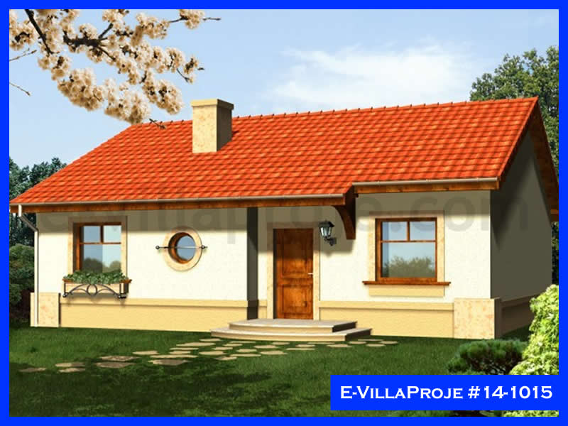 CKV-14-1015 107 m2 3+1 Tek Katlı Çelik Konstrüksiyon Villa Modeli