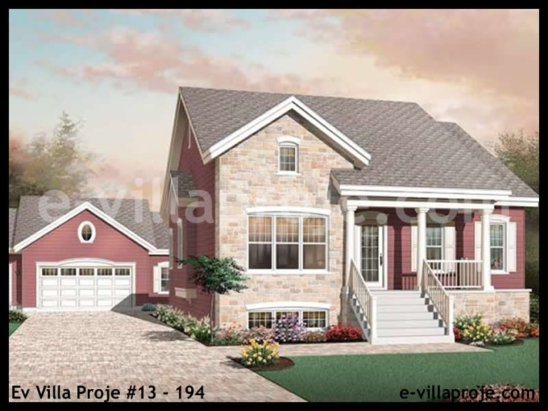 CKV-13-194 111 m2 3+1 Tek Katlı Çelik Konstrüksiyon Villa Modeli