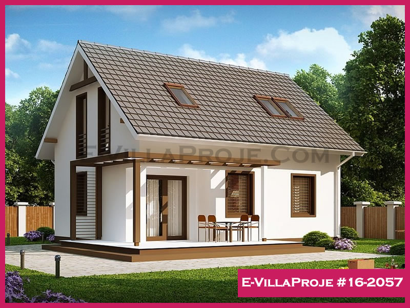 CKV-16-2057 124 m2 3+1 2 Katlı (Dubleks) Çelik Konstrüksiyon Villa Modeli