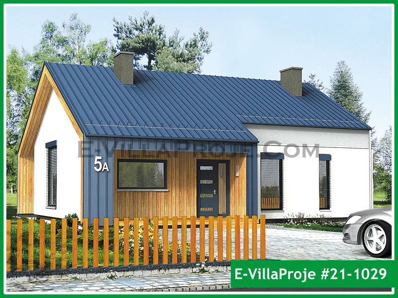 CKV-21-1029 124 m2 3+1 Tek Katlı Çelik Konstrüksiyon Villa Modeli