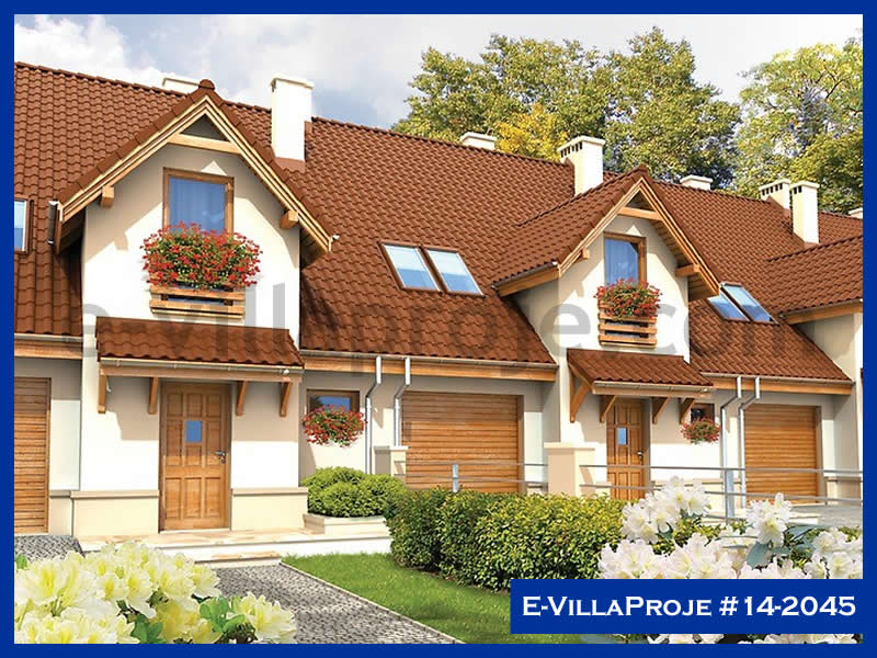 127 m² Tek Katlı 3+1 Özel Tasarım  Proje Çelik Konstrüksiyon Villa (Ev Villa Proje #14 - 2045) Cephe Görünümü ve Kat Planı