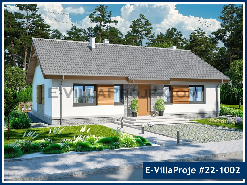 CKV-22-1002 129 m2 3+1 Tek Katlı Çelik Konstrüksiyon Villa Modeli