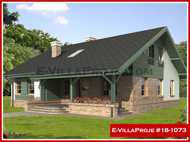 CKV-18-1073 130 m2 3+1 Tek Katlı Çelik Konstrüksiyon Villa Modeli