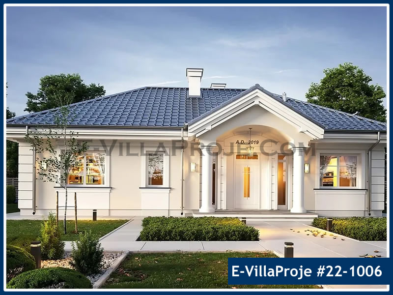 CKV-22-1006 134 m2 3+1 Tek Katlı Çelik Konstrüksiyon Villa Modeli