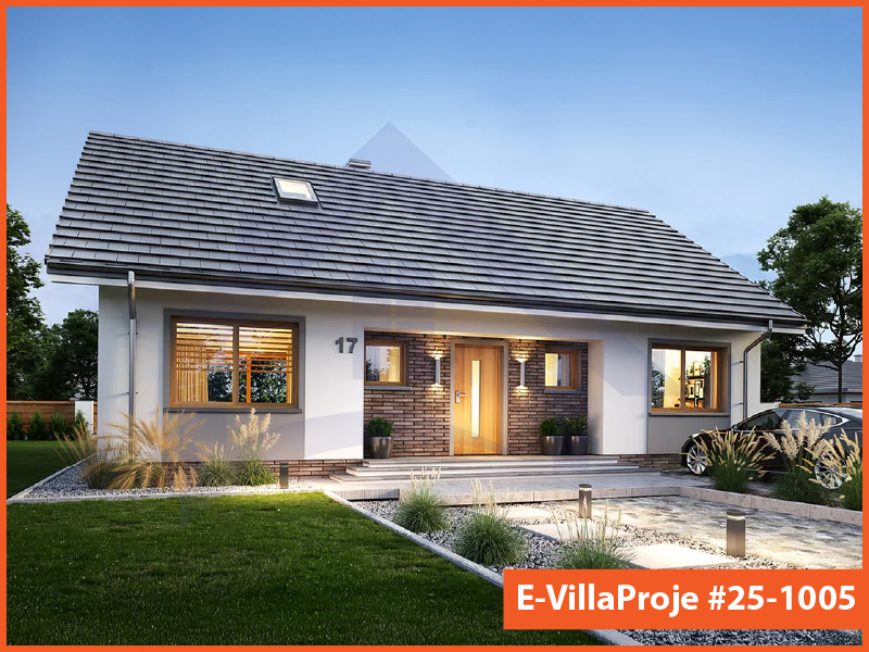 CKV-25-1005 135 m2 3+1 Tek Katlı Çelik Konstrüksiyon Villa Modeli