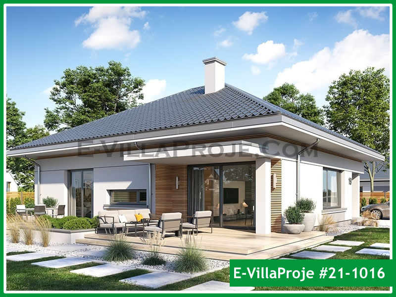CKV-21-1016 138 m2 3+1 Tek Katlı Çelik Konstrüksiyon Villa Modeli