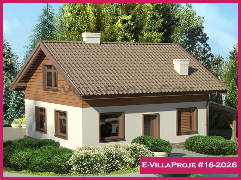143 m² 2 Katlı (Dubleks) 4+1 Akdeniz Çelik Konstrüksiyon Villa (Ev Villa Proje #16 - 2026) Cephe Görünümü ve Kat Planı
