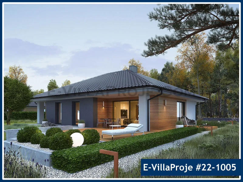 CKV-22-1005 151 m2 4+1 Tek Katlı Çelik Konstrüksiyon Villa Modeli