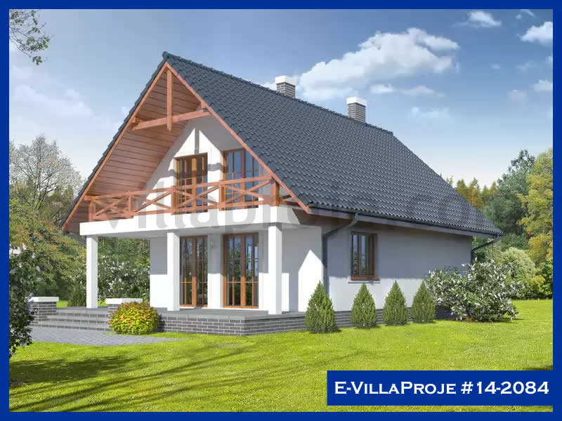 CKV-14-2084 152 m2 4+1 2 Katlı (Dubleks) Çelik Konstrüksiyon Villa Modeli