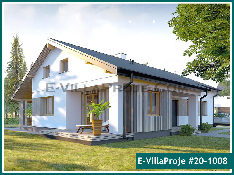 CKV-20-1008 152 m2 4+1 Tek Katlı Çelik Konstrüksiyon Villa Modeli