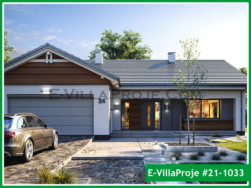 CKV-21-1033 160 m2 4+1 Tek Katlı Çelik Konstrüksiyon Villa Modeli