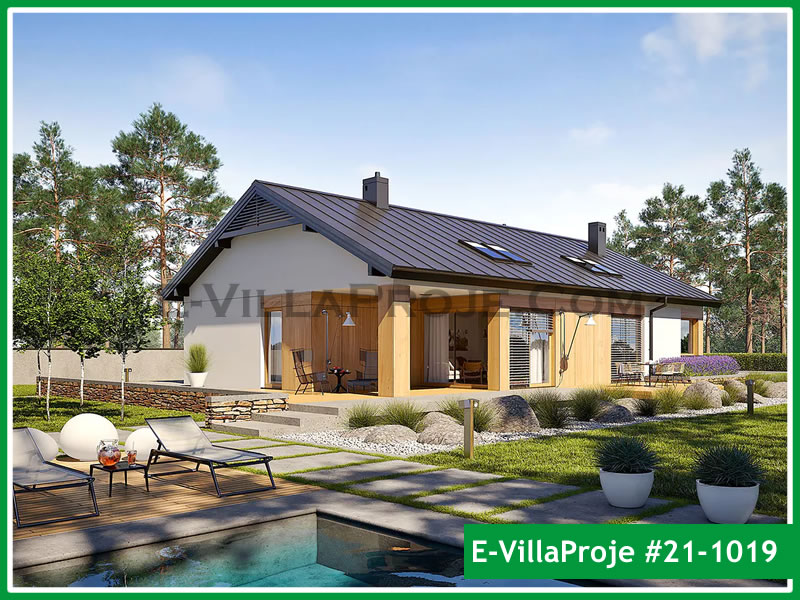 CKV-21-1019 162 m2 4+1 Tek Katlı Çelik Konstrüksiyon Villa Modeli