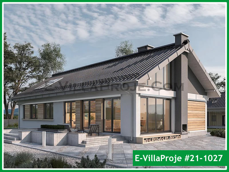 CKV-21-1027 162 m2 4+1 Tek Katlı Çelik Konstrüksiyon Villa Modeli