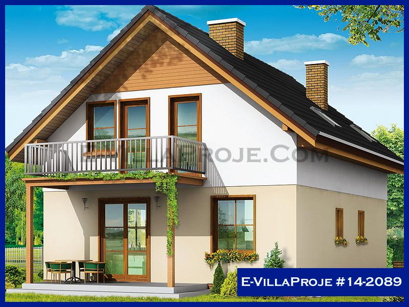 163 m² 2 Katlı (Dubleks) 4+1 Özel Tasarım  Proje Çelik Konstrüksiyon Villa (Ev Villa Proje #14 - 2089) Cephe Görünümü ve Kat Planı