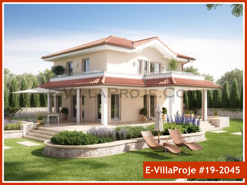 CKV-19-2045 164 m2 4+1 2 Katlı (Dubleks) Çelik Konstrüksiyon Villa Modeli