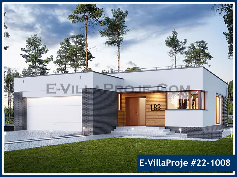 CKV-22-1008 164 m2 4+1 Tek Katlı Çelik Konstrüksiyon Villa Modeli