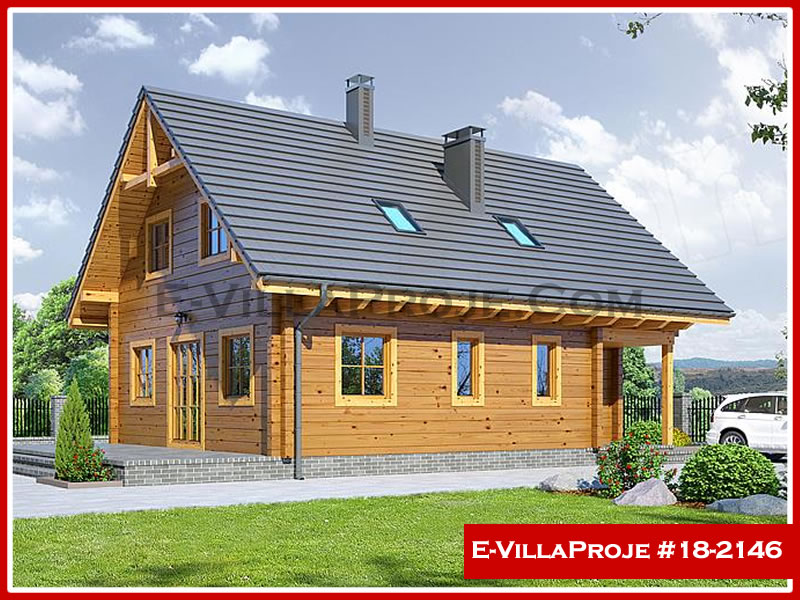 CKV-18-2146 175 m2 4+1 2 Katlı (Dubleks) Çelik Konstrüksiyon Villa Modeli
