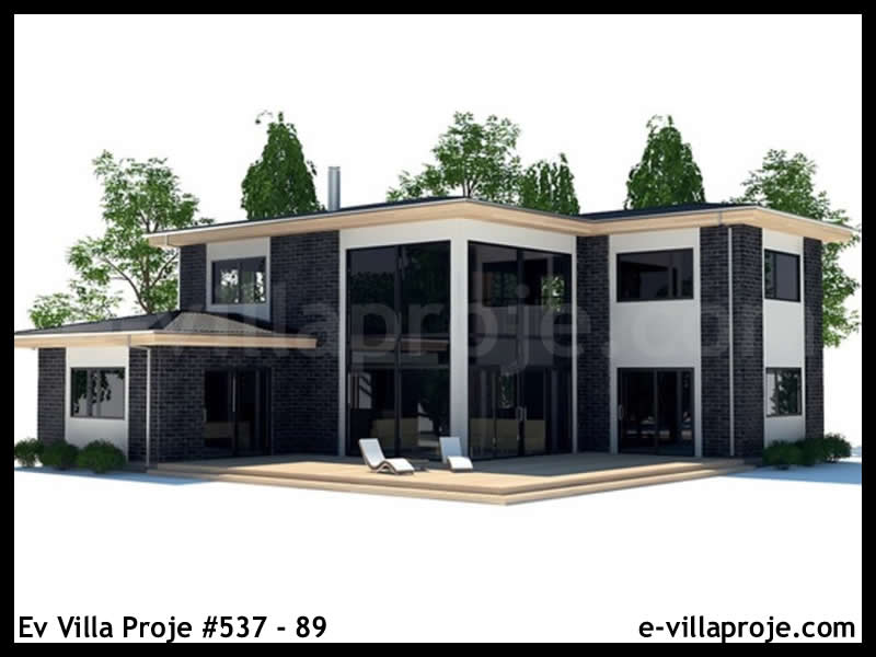 CKV-537-89 177 m2 4+1 2 Katlı (Dubleks) Çelik Konstrüksiyon Villa Modeli