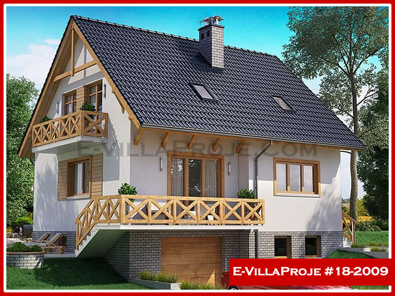 CKV-18-2009 185 m2 5+1 3 Katlı (Dubleks) Çelik Konstrüksiyon Villa Modeli
