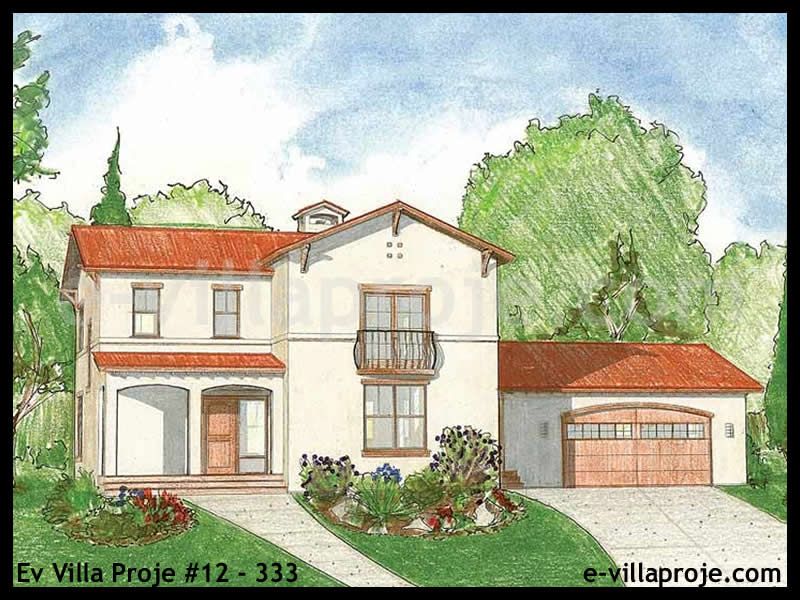 CKV-12-333 193 m2 5+1 2 Katlı (Dubleks) Çelik Konstrüksiyon Villa Modeli