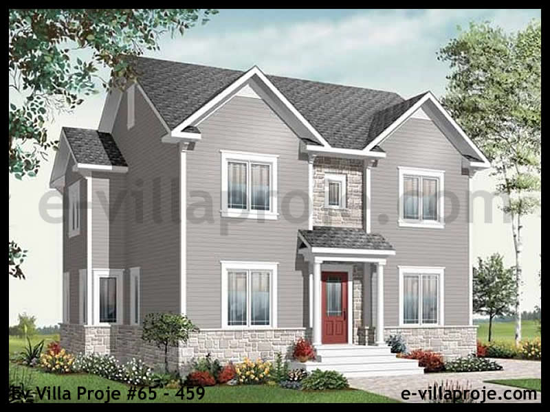 CKV-65-459 194 m2 5+1 2 Katlı (Dubleks) Çelik Konstrüksiyon Villa Modeli