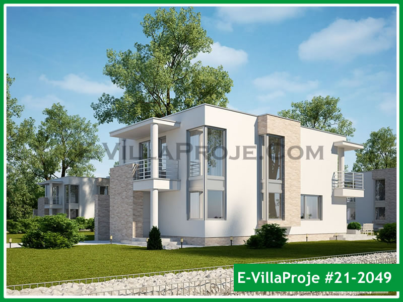 CKV-21-2049 194 m2 5+1 2 Katlı (Dubleks) Çelik Konstrüksiyon Villa Modeli