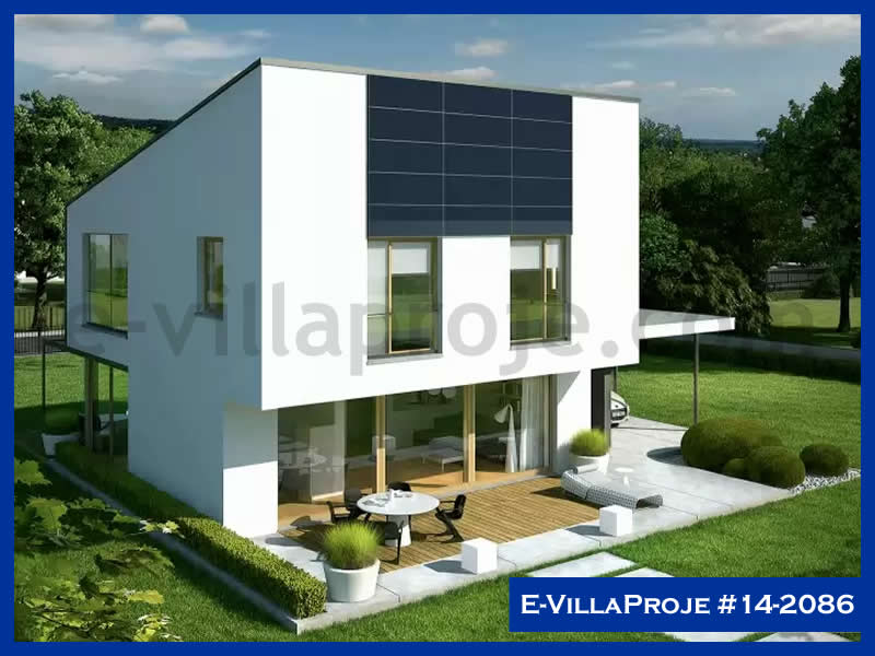 CKV-14-2086 195 m2 5+1 2 Katlı (Dubleks) Çelik Konstrüksiyon Villa Modeli