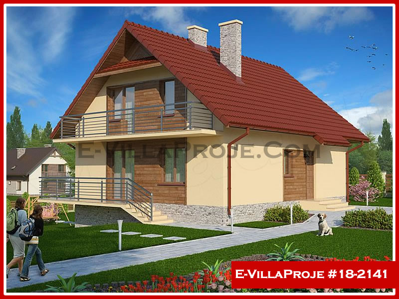 CKV-18-2141 198 m2 5+1 2 Katlı (Dubleks) Çelik Konstrüksiyon Villa Modeli