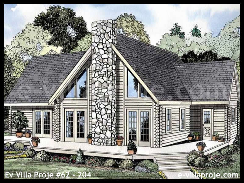 CKV-62-204 199 m2 5+1 2 Katlı (Dubleks) Çelik Konstrüksiyon Villa Modeli
