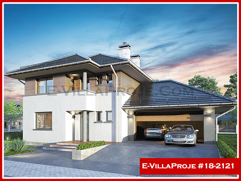 CKV-18-2121 204 m2 5+1 2 Katlı (Dubleks) Çelik Konstrüksiyon Villa Modeli