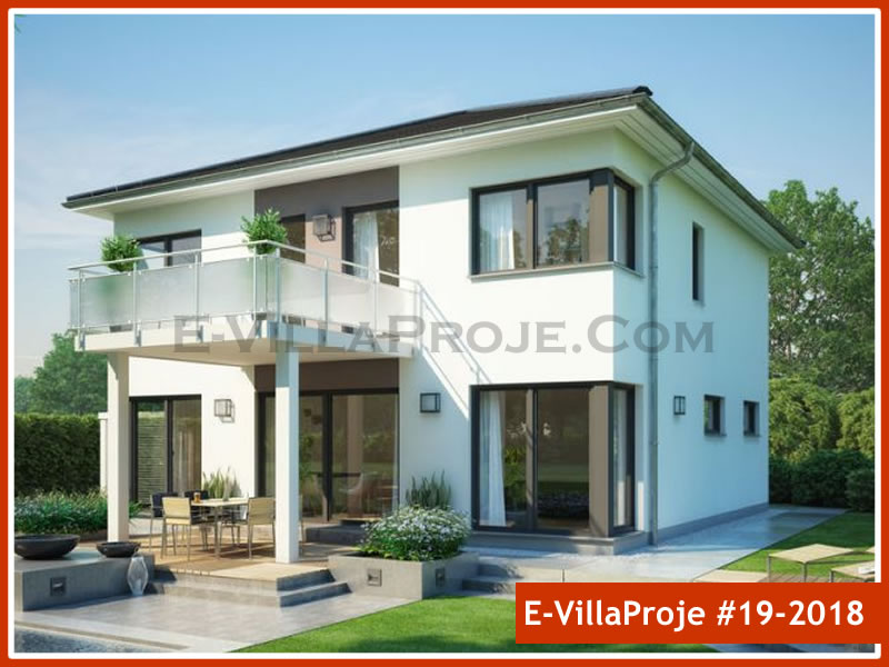 CKV-19-2018 204 m2 5+1 2 Katlı (Dubleks) Çelik Konstrüksiyon Villa Modeli