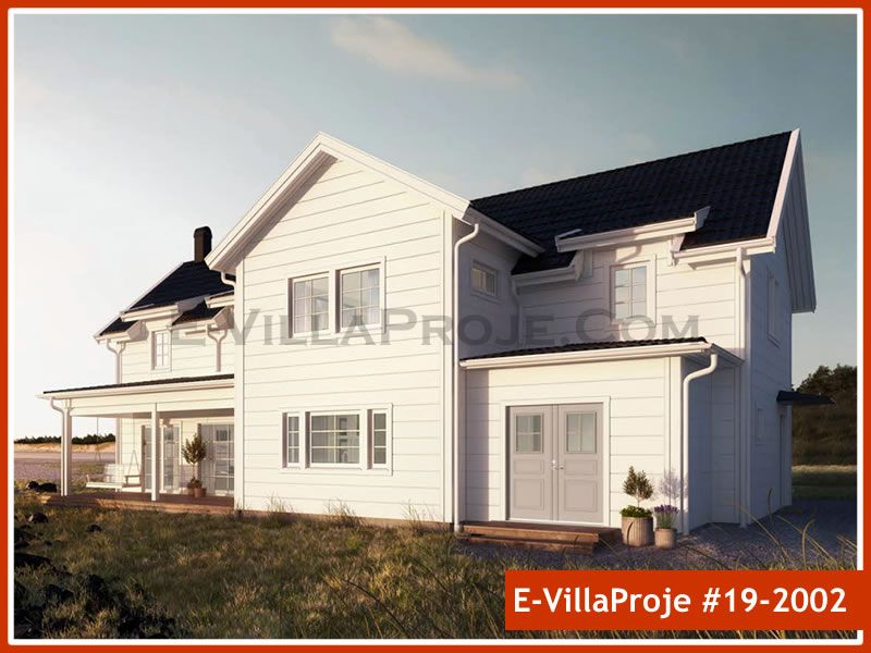 CKV-19-2002 207 m2 5+1 2 Katlı (Dubleks) Çelik Konstrüksiyon Villa Modeli