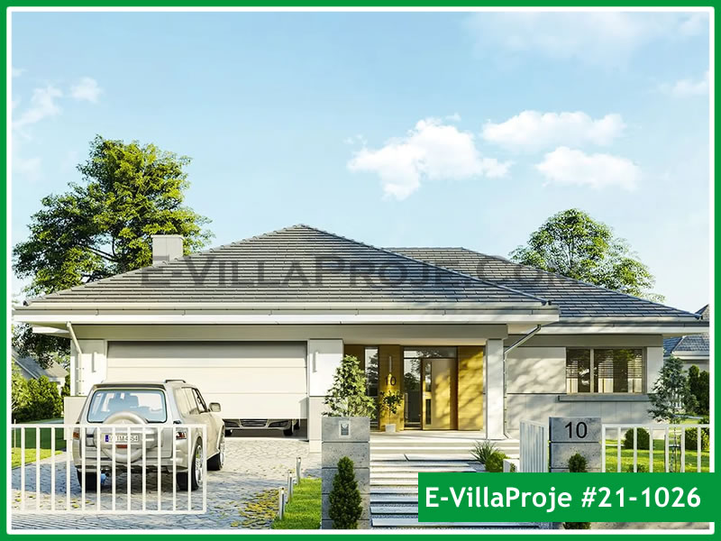 CKV-21-1026 212 m2 5+1 Tek Katlı Çelik Konstrüksiyon Villa Modeli