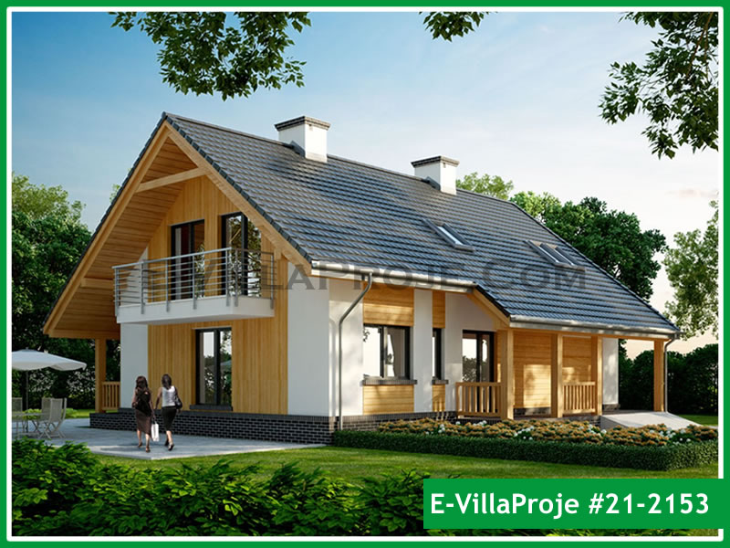 CKV-21-2153 218 m2 5+1 2 Katlı (Dubleks) Çelik Konstrüksiyon Villa Modeli