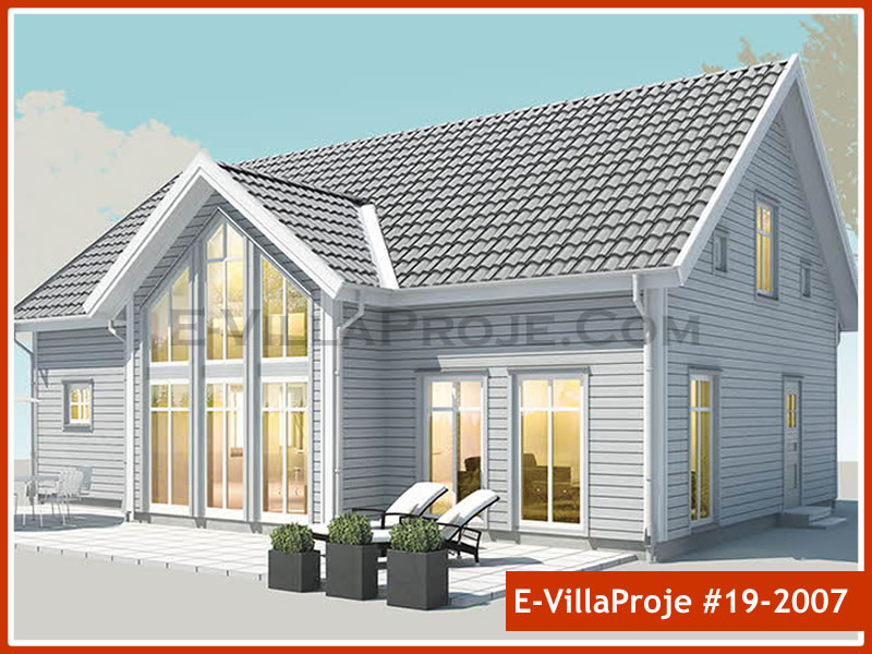 CKV-19-2007 222 m2 5+1 2 Katlı (Dubleks) Çelik Konstrüksiyon Villa Modeli