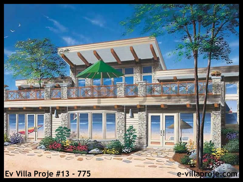 CKV-13-775 228 m2 5+1 2 Katlı (Dubleks) Çelik Konstrüksiyon Villa Modeli
