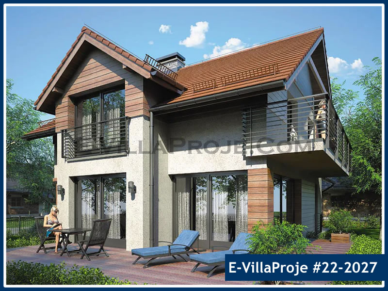 CKV-22-2027 228 m2 5+1 2 Katlı (Dubleks) Çelik Konstrüksiyon Villa Modeli