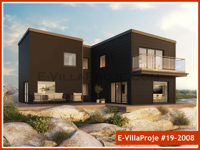CKV-19-2008 231 m2 5+1 2 Katlı (Dubleks) Çelik Konstrüksiyon Villa Modeli