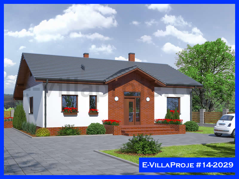 239 m² 2 Katlı (Dubleks) 5+1 Özel Tasarım  Proje Çelik Konstrüksiyon Villa (Ev Villa Proje #14 - 2029) Cephe Görünümü ve Kat Planı