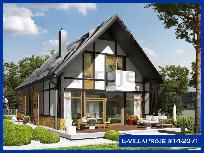 CKV-14-2071 240 m2 5+1 2 Katlı (Dubleks) Çelik Konstrüksiyon Villa Modeli