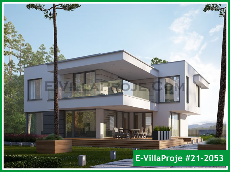CKV-21-2053 241 m2 5+1 2 Katlı (Dubleks) Çelik Konstrüksiyon Villa Modeli