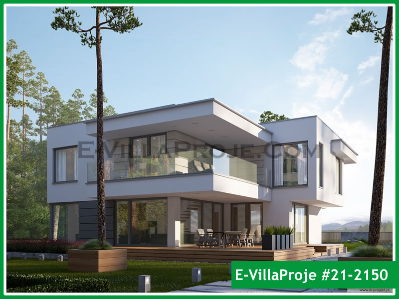 CKV-21-2150 241 m2 5+1 2 Katlı (Dubleks) Çelik Konstrüksiyon Villa Modeli