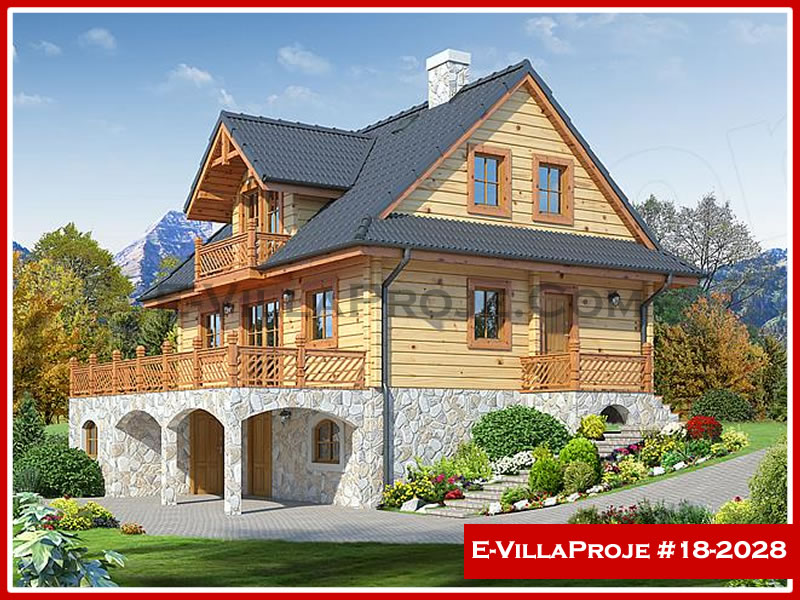 CKV-18-2028 243 m2 5+1 3 Katlı (Dubleks) Çelik Konstrüksiyon Villa Modeli