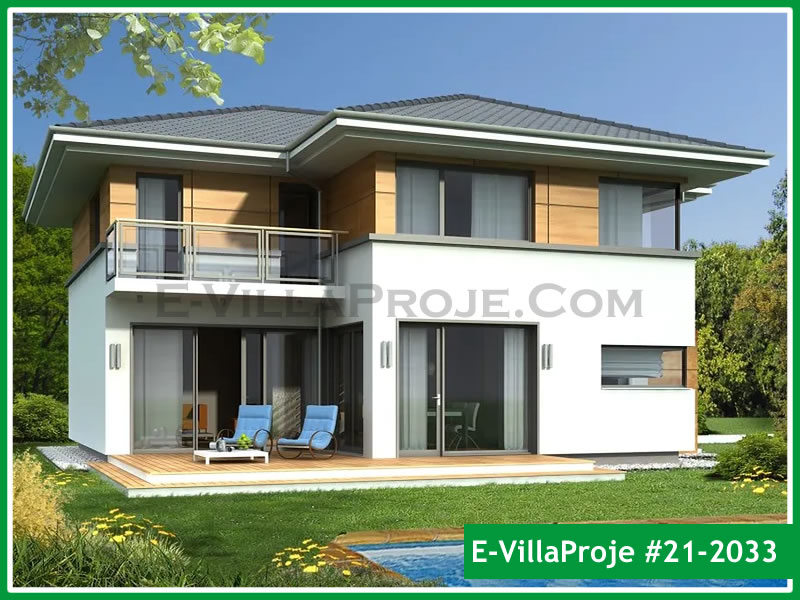 CKV-21-2033 245 m2 5+1 2 Katlı (Dubleks) Çelik Konstrüksiyon Villa Modeli
