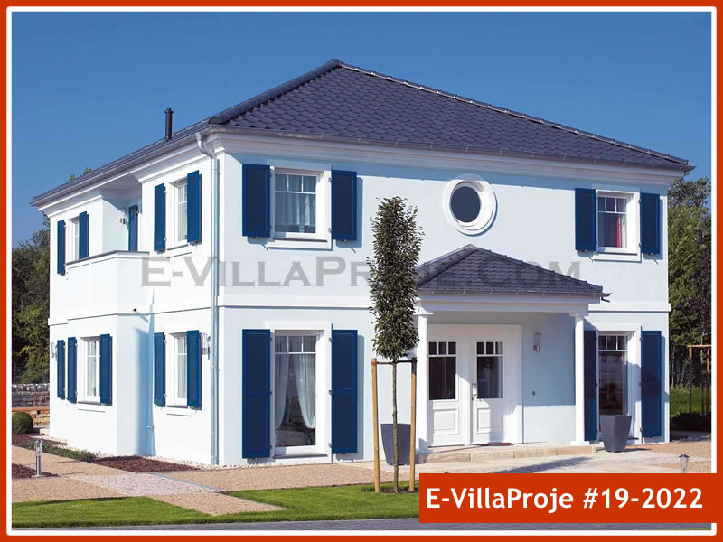 CKV-19-2022 248 m2 5+1 2 Katlı (Dubleks) Çelik Konstrüksiyon Villa Modeli