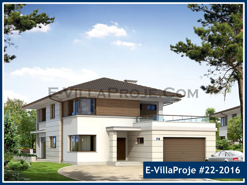 CKV-22-2016 267 m2 5+1 2 Katlı (Dubleks) Çelik Konstrüksiyon Villa Modeli