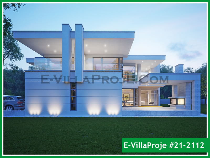CKV-21-2112 272 m2 5+1 2 Katlı (Dubleks) Çelik Konstrüksiyon Villa Modeli
