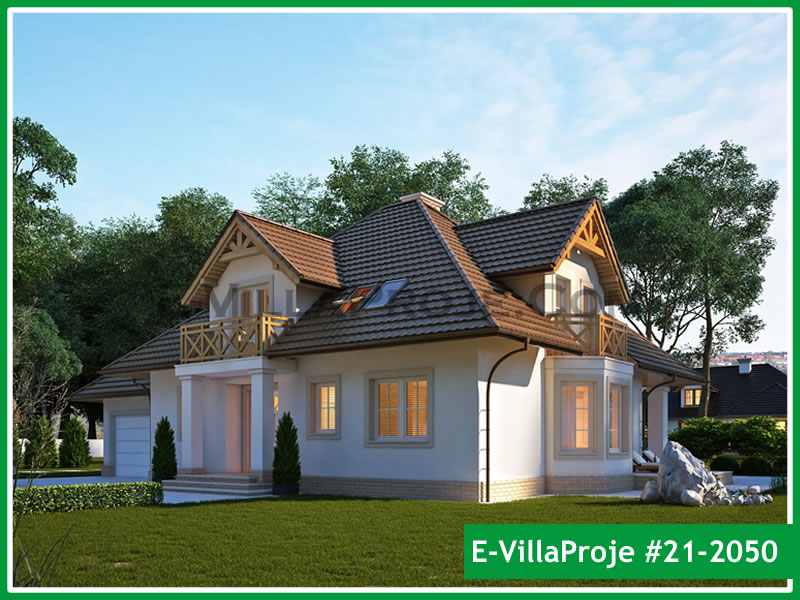 CKV-21-2050 273 m2 5+1 2 Katlı (Dubleks) Çelik Konstrüksiyon Villa Modeli